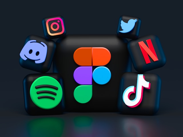 a pictire of social media sites and their logos